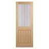 Mexicano Half Light Oak Door 1981 x 686 x 35mm