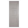 Amsterdam 3 Panel Primed Plus Silk Grey Door 762 x 1981mm