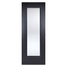 Eindhoven 1 Light Primed Plus Black Door 838 x 1981mm