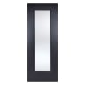 Eindhoven 1 Light Primed Plus Black Door 686 x 1981mm