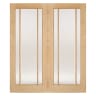Lincoln Pairs Unfinished Oak Doors 1981 x 1067 x 40mm
