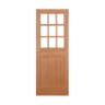 Stable 9 Light Straight Top Hardwood M&T Door 838 x 1981mm