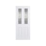 Malton 2 Light Glazed External Prefinished White Door 813 x 2032mm