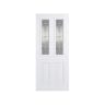 Malton 2 Light Glazed External Prefinished White Door 838 x 1981mm