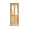 Richmond 2 Light Unfinished Oak Door 813 x 2032mm