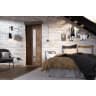 Sofia 1 Light Prefinished Walut Door 826 x 2040mm