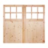 Single Glazed Garage Door Redwood Door 2135 x 2135mm