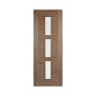 Zeus 3 Light Prefinished Walnut Door 838 x 1981mm
