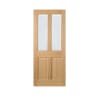 Richmond 2 Light Pre-Finished Oak Door 2040 x 826 x 40mm