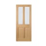 Richmond 2 Light Prefinished Oak Door 838 x 1981mm