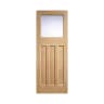 DX 30s Unfinished Oak Door 762 x 1981mm