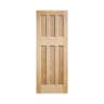 DX 60s Unfinished Oak Door 838 x 1981mm