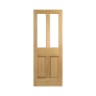 Malton 2 Light Internal Unfinished Oak Door 686 x 1981mm