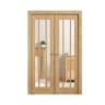 Lincoln Oak W4 Unfinished Oak Door 1246 x 2031mm