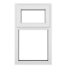 PVC-U Top Hung Window 610 x 965 mm White