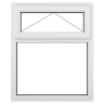 PVC-U Top Hung Window 1190 x 965 mm White