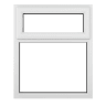 PVC-U Top Hung Window 905 x 965 mm White