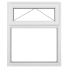 PVC-U Top Hung Window 905 x 965 mm White