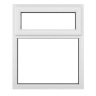 PVC-U Top Hung Window 1190 x 1115 mm White