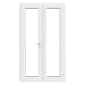 PVC-U French Door Left Hand Master 1290 x 2055 mm White