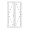 PVC-U French Door Left Hand Master 1290 x 2055 mm White