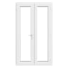PVC-U French Door Left Hand Master 1390 x 2055 mm White