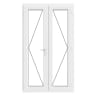 PVC-U French Door Left Hand Master 1390 x 2055 mm White