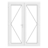 PVC-U French Door Left Hand Master 1490 x 2055 mm White