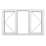 PVC-U L&RH Side Hung Fixed Centre Window 1770 x 1115mm White