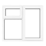 PVC-U RH Side Hung Top Opener Window 1190 x 1115 mm White