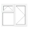 PVC-U RH Side Hung Top Opener Window 1190 x 1115 mm White