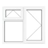 PVC-U RH Side Hung Top Opener Window 1190 x 1040 mm White