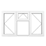 PVC-U L&RH Side Hung Top Opener Window 1770 x 1115 mm White