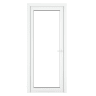 PVC-U Single Door Glazed Left Hand 840 x 2090 mm White