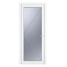 PVC-U Single Door Obscure Glazed Left Hand 890 x 2090 mm White