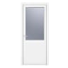 PVC-U Single Door 1 Panel Obscure Glazed Right Hand 890 x 2090 mm White