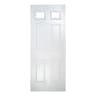 PVC-U Single Door Edwardian 2 Glazed Left Hand 920 x 2090 mm White