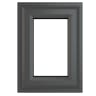 PVC-U Top Opener Window 440 x 610 mm Grey/White