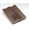 Klober Profile-Line Double Roman Tile Vent 418 x 332mm Brown