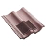 Klober Profile-Line Double Pantile Tile Vent 418 x 332mm Brown