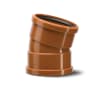 Polypipe Drain 15° Double Socket Bend 160mm Terracotta