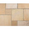 Marshalls Indian Sandstone Paving Slab 560 x 560 x 22mm Buff Multi