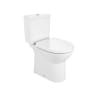 Roca Debba Close Coupled Rimless Toilet Dual Outlet White