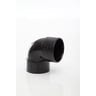 Polypipe 45° Obtuse Bend 50mm Black WS54B