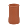 Hepworth Terracotta roll top chimney pot buff height 300mm