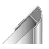 Showerwall Extrusion End 2450 x 11mm Silver