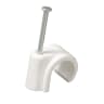 Talon Nail In Pipe Clip 22mm White