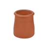 Hepworth Chimney Pot Cannon Head 250mm Dia Terracotta Brown