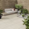 Terralis Dallas Outdoor Porcelain Tiles Cream 600x600x20mm