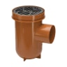 Polypipe Drain Bottle Gully 110mm Brown